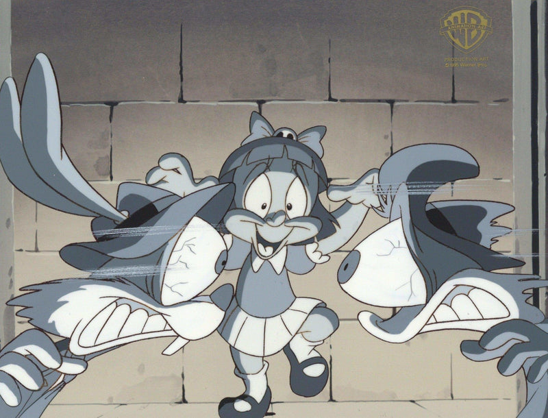 Tiny Toons Original Production Cel: Elmyra, Buster, and Plucky - Choice Fine Art