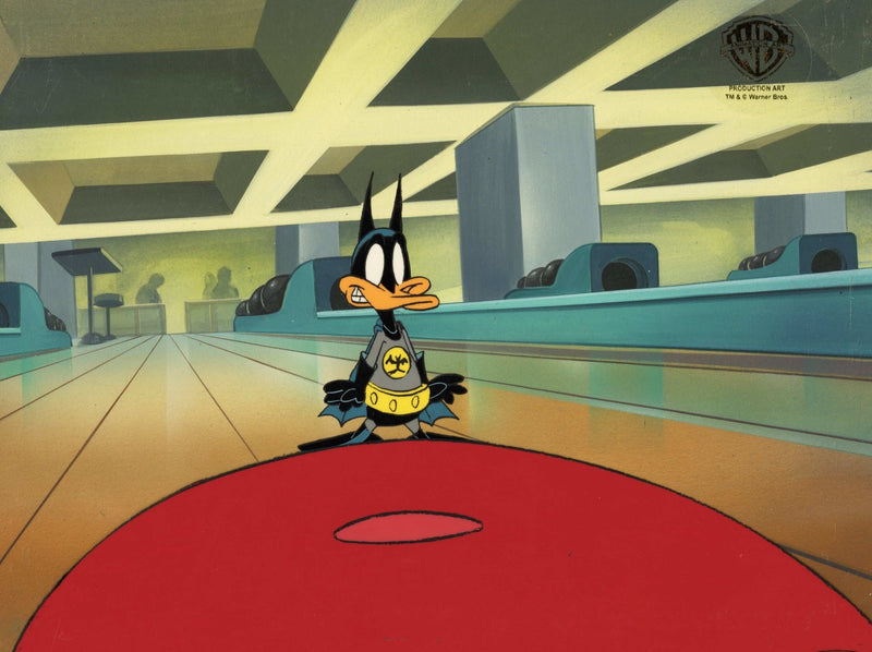 Tiny Toons Original Production Cel on Original Hand-Painted Production Background: Batduck - Choice Fine Art