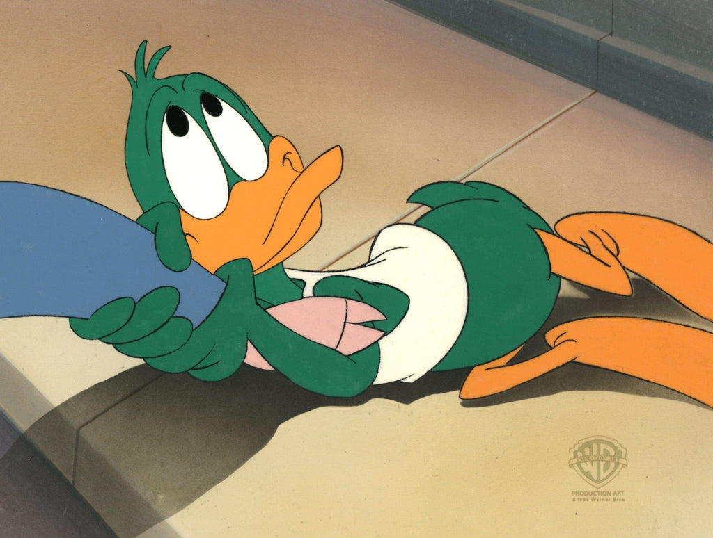 Tiny Toons Original Production Cel: Plucky Duck - Choice Fine Art