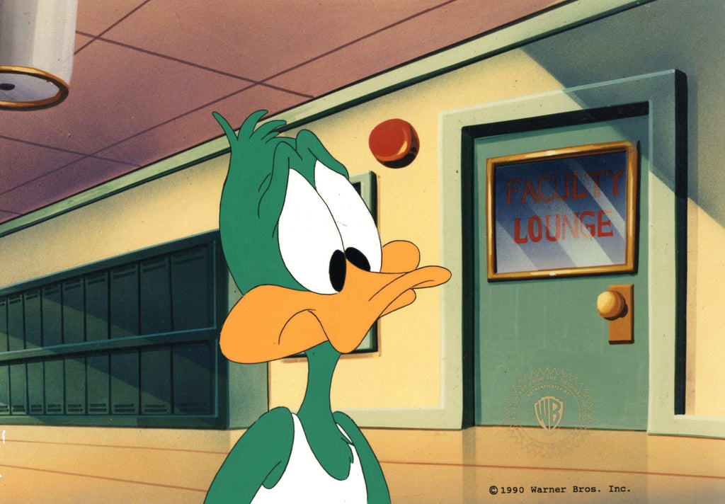 Tiny Toons Original Production Cel: Plucky Duck - Choice Fine Art