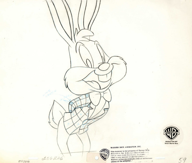 Tiny Toons Original Production Drawing: Buster Bunny - Choice Fine Art