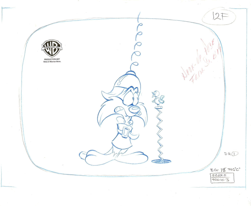 Tiny Toons Original Production Drawing: Calamity - Choice Fine Art