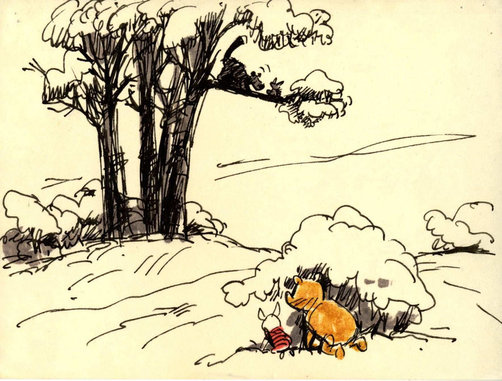 Winnie the Pooh and Tigger Too, Original Storyboard: Pooh and Piglet - Choice Fine Art