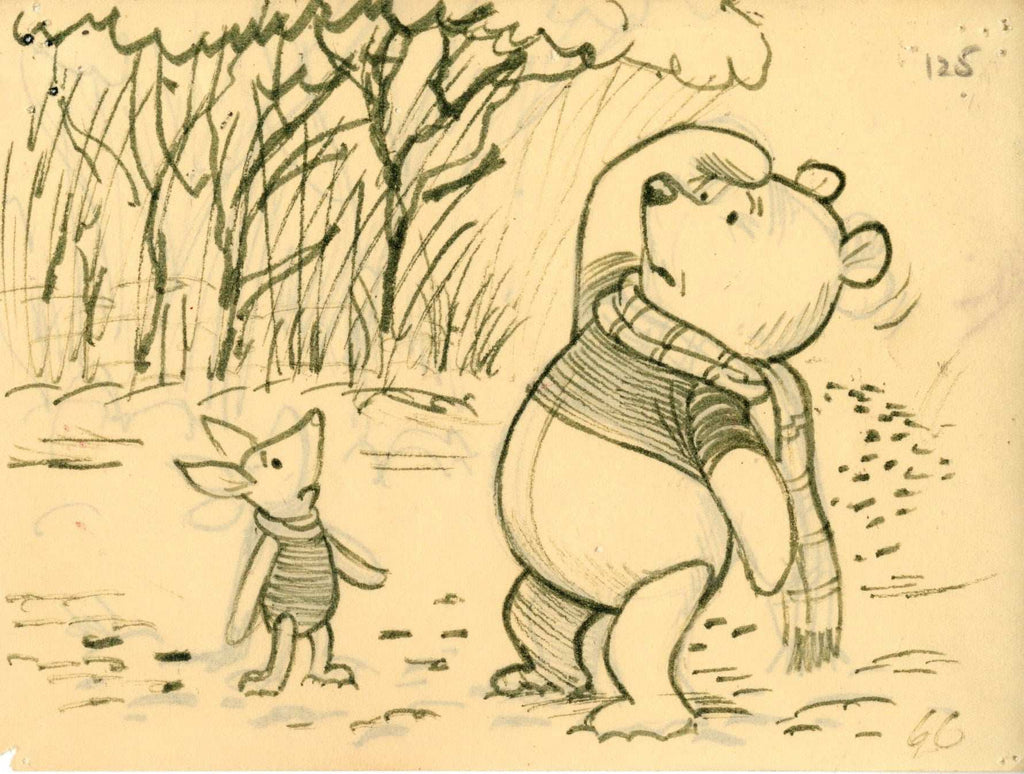 Winnie the Pooh and Tigger Too, Original Storyboard: Pooh and Piglet - Choice Fine Art