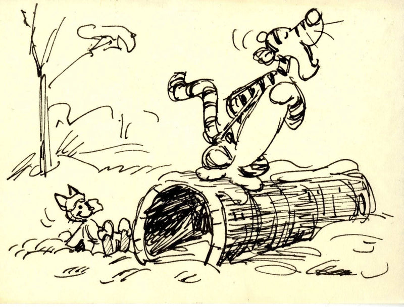 Winnie the Pooh and Tigger Too, Original Storyboard: Tigger and Roo - Choice Fine Art