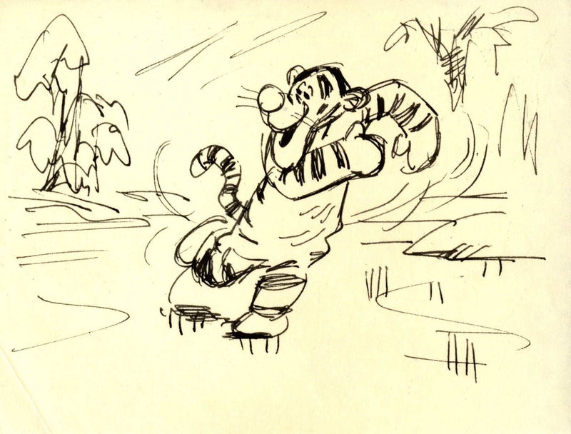 Winnie the Pooh and Tigger Too, Original Storyboard: Tigger - Choice Fine Art