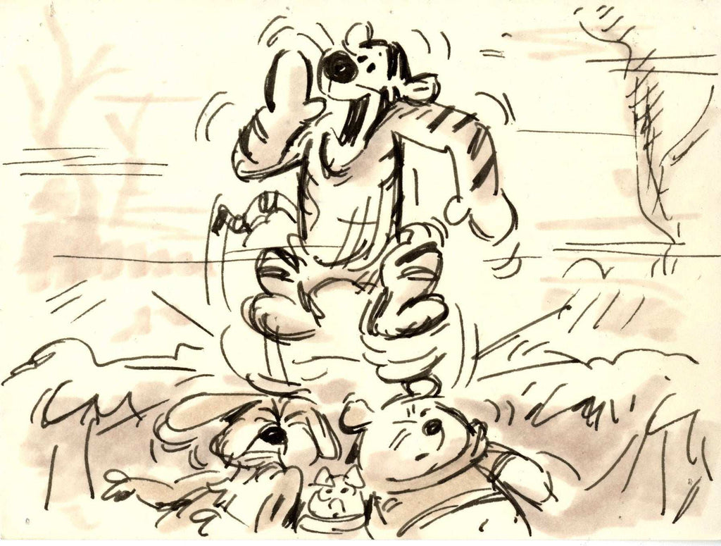 Winnie the Pooh and Tigger Too, Original Storyboard: Tigger - Choice Fine Art