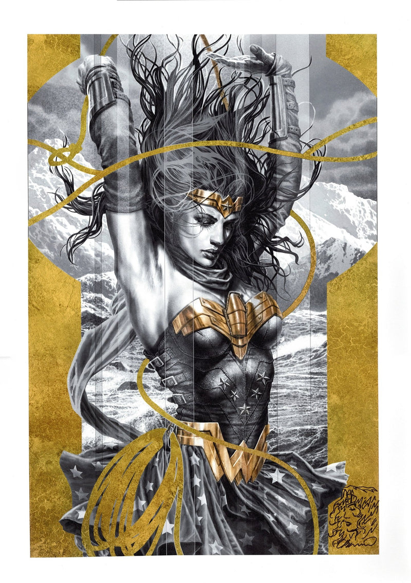 Wonder Woman Black and Gold - Choice Fine Art